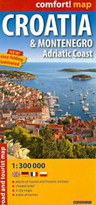 Croatia and Montenegro. Adriatic Coast 1:300 000